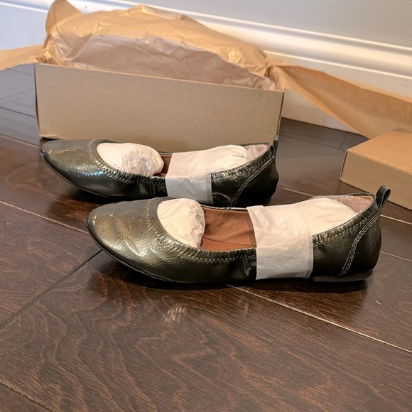 Lucky brand Alesia ballet flats hami mirror shoes 7.5 - Picture 1 of 11